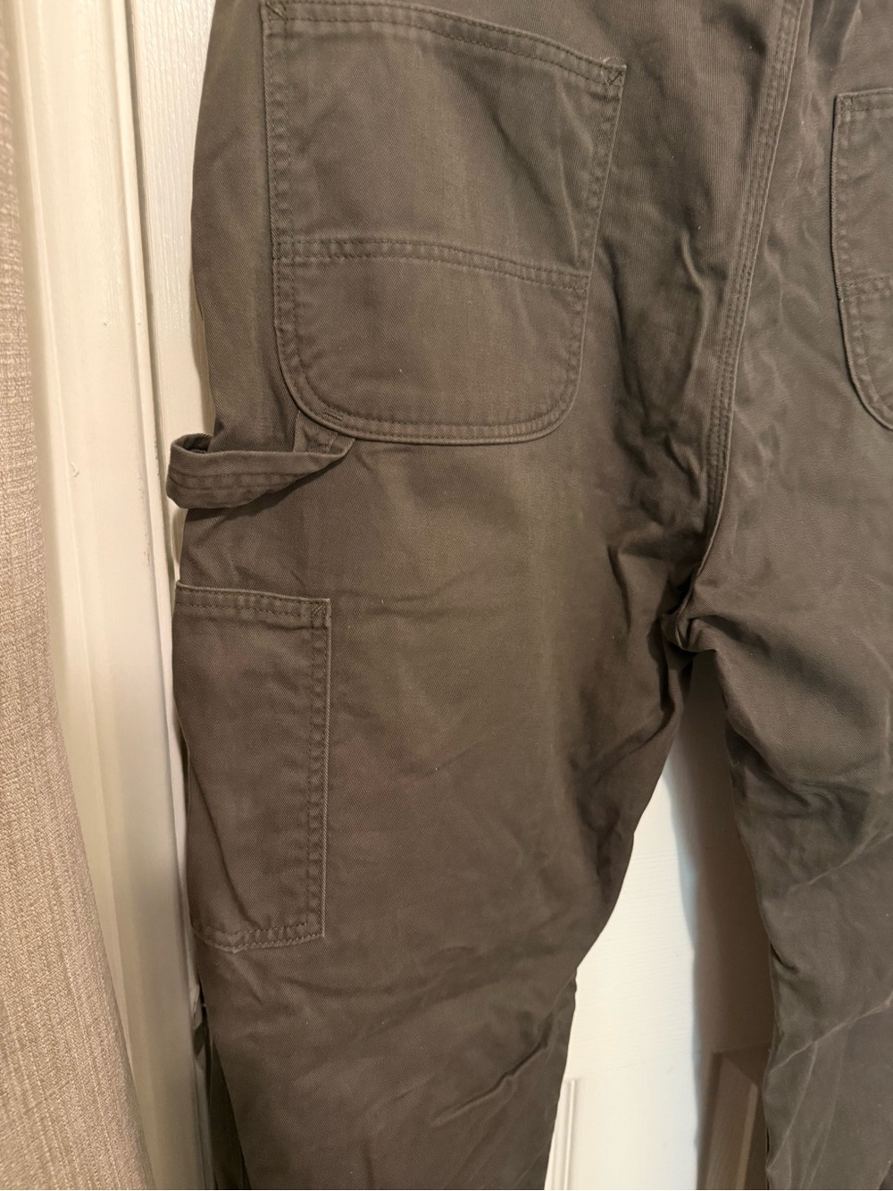 Carhartt Men's Relaxed Straight Twill Dungaree, Dark Coffee - Size 38 x 32 - Picture 9 of 13